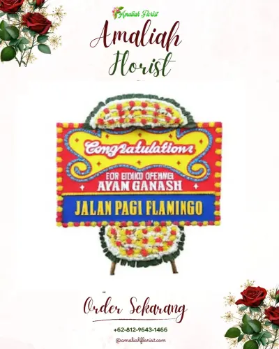 Bunga Papan Congratulation di Keji